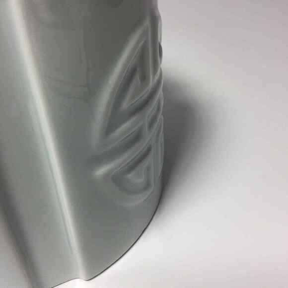 VINTAGE Signed 1980 Shafford Orientale Pale Green Planter Vase Home Decor - Picture 9 of 9